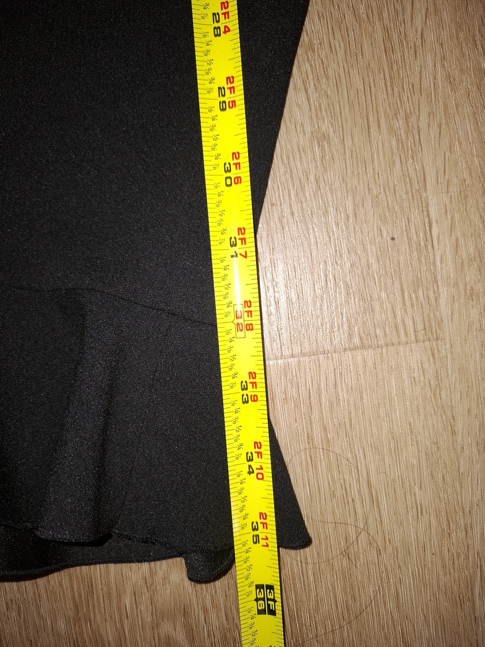 Calvin Klein Womans Black Ruffle Hem Dress Pants 20W 2X - Picture 5 of 8